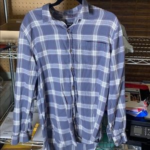 Casual plaid button up - longer fit - Pacsun